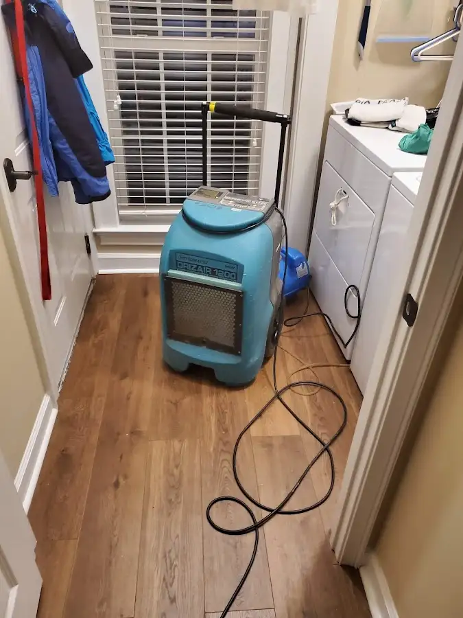 Commercial dehumidifier deployed for Flood Damage Cleanup in Hailey